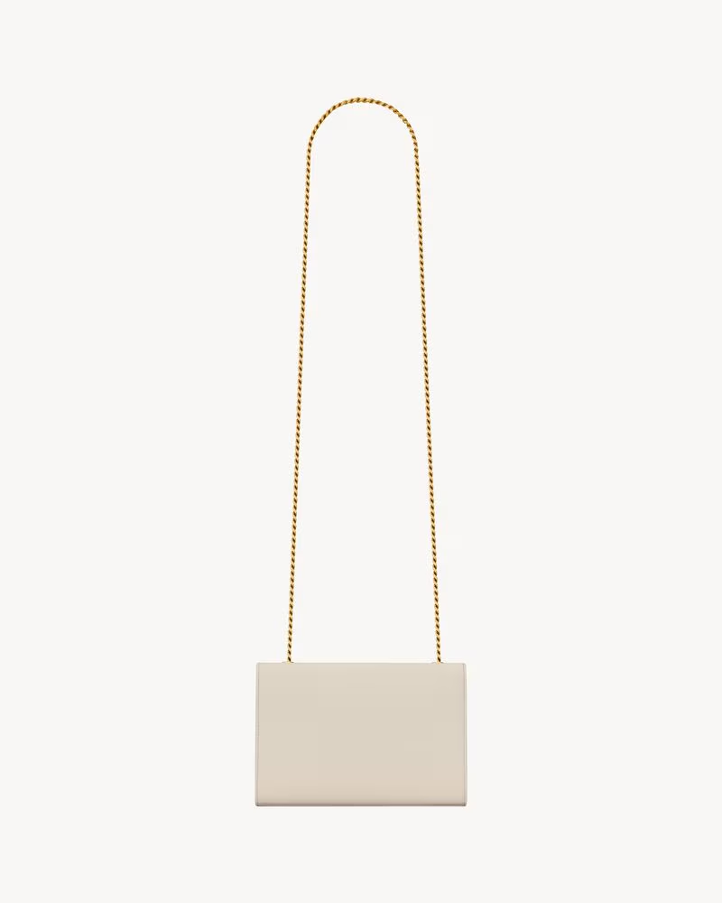 Saint Laurent Kate mediano de piel efecto grain de poudre