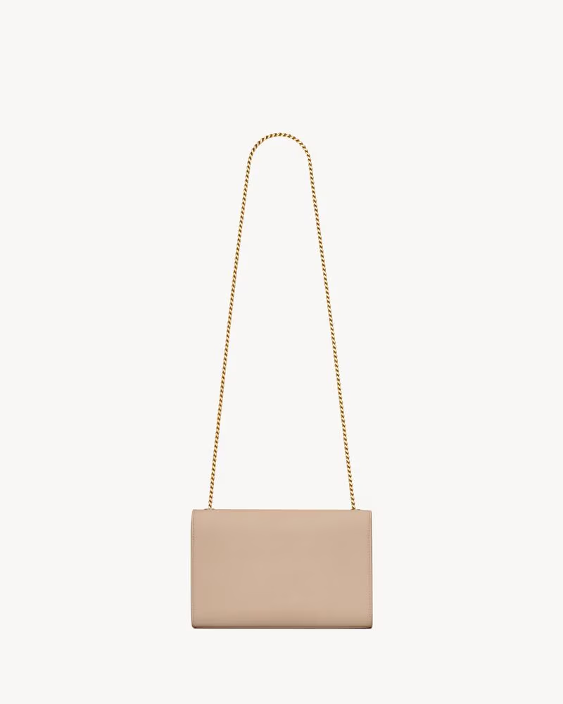 Saint Laurent Kate mediano de piel efecto grain de poudre
