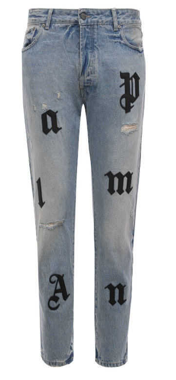 Palm Angels jeans slim con parche del logo