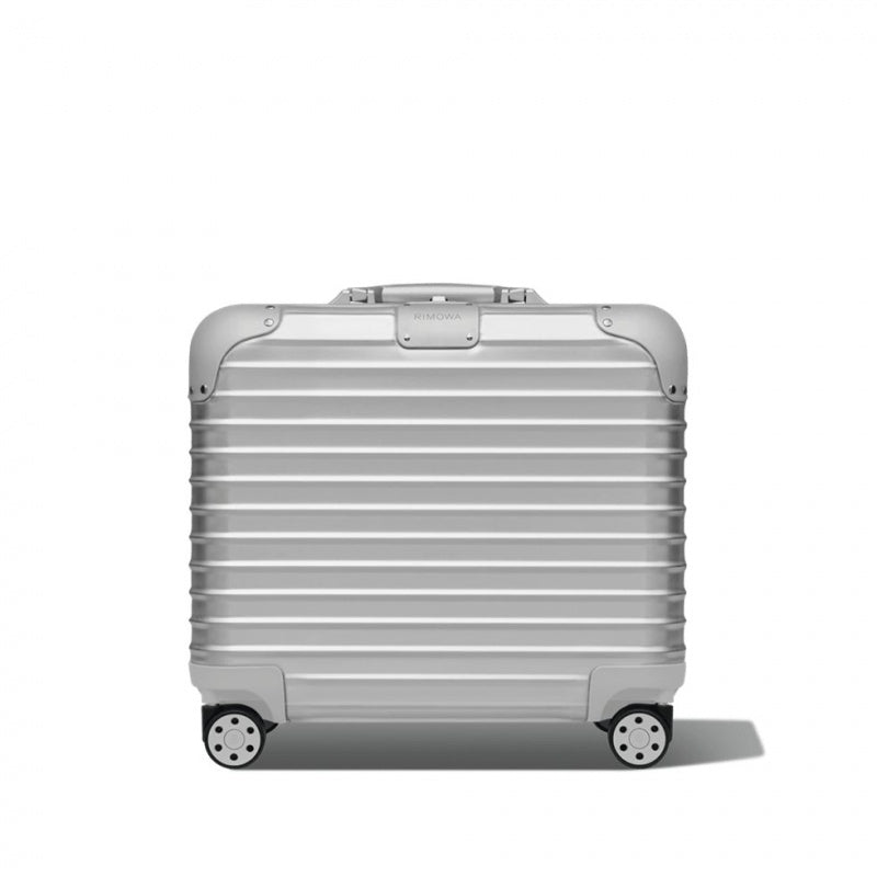 Rimowa Compact Convertible Wheeled Maletín in Aluminium Maleta Silver