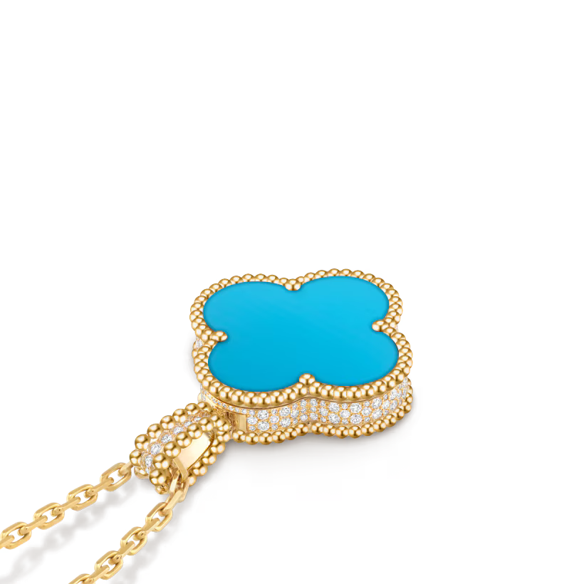 Reloj Van Cleef & Arpels colgante secreto Alhambra