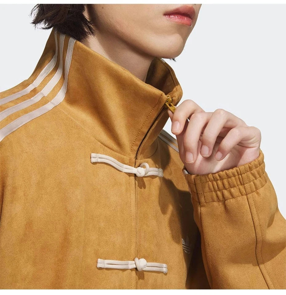 Chaqueta Informal Adidas Originals CTT China Edición Limitada 2026 Unisex Amarilla