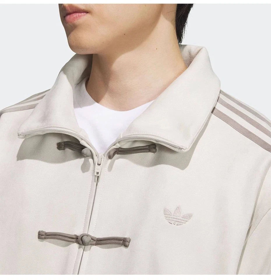 Chaqueta Informal Adidas Originals CTT China Edición Limitada 2026 Unisex Blanca