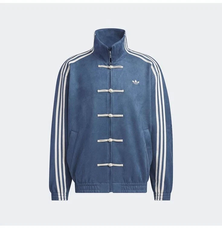 Chaqueta Informal Adidas Originals CTT China Edición Limitada 2026 Unisex Azul Oscuro