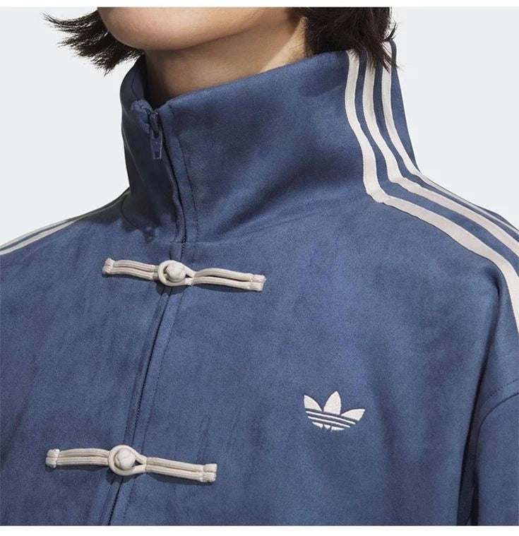 Chaqueta Informal Adidas Originals CTT China Edición Limitada 2026 Unisex Azul Oscuro