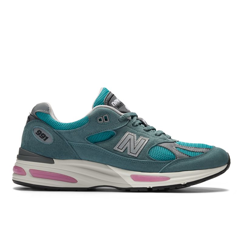 New Balance tenis con parche del logo y paneles | U991TT2