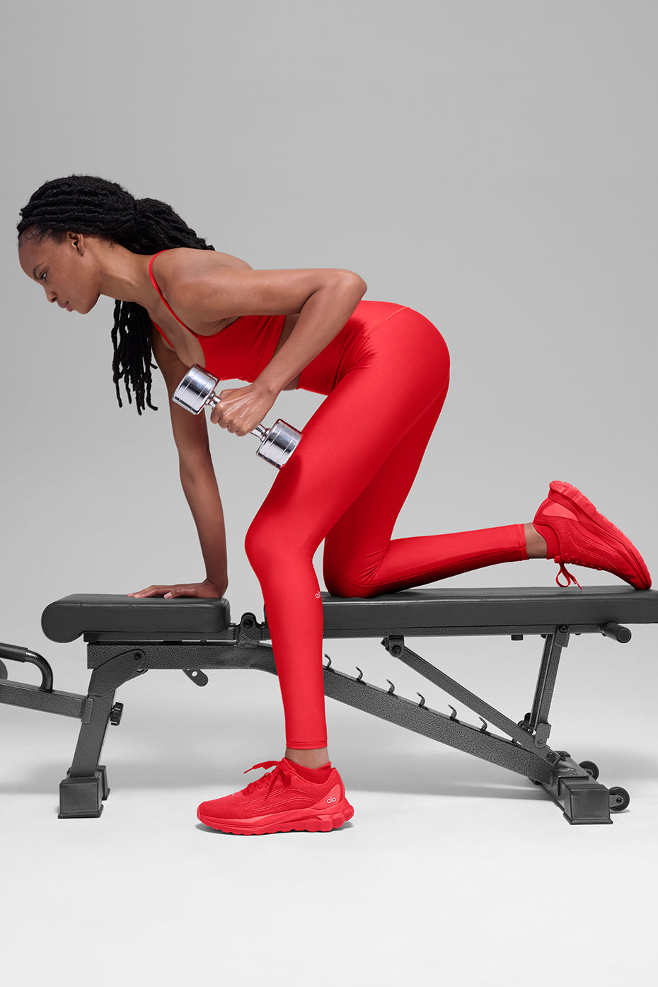 Alo Yoga Airlift Winter Warm High-Waist Legging - Bright Red - imagen 4