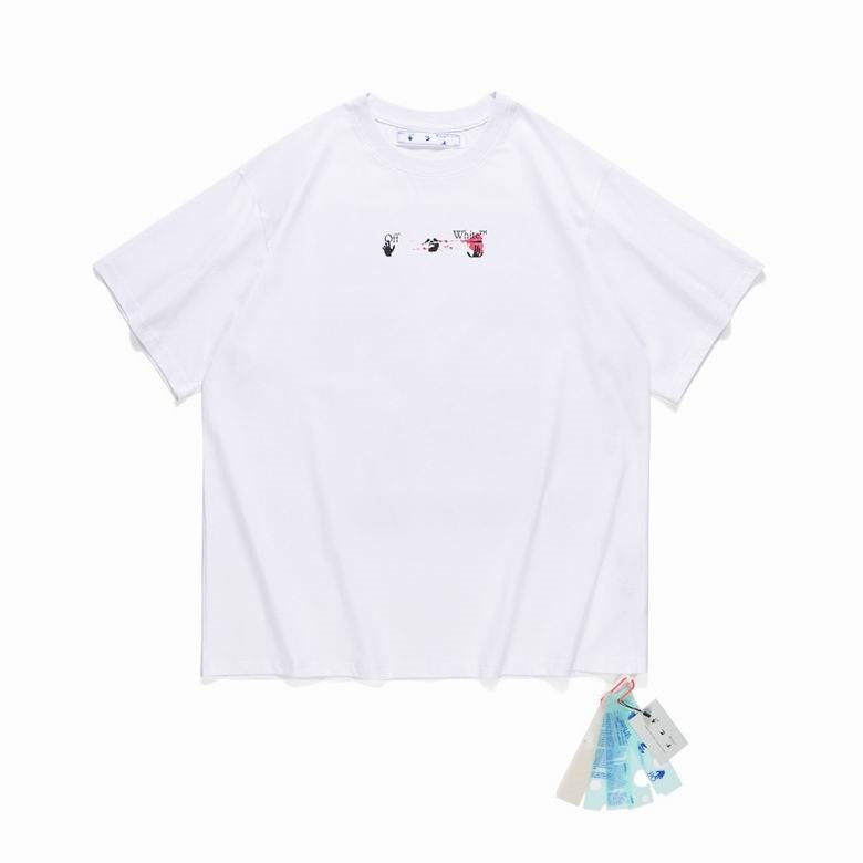 Playera Off-White con logo estampado