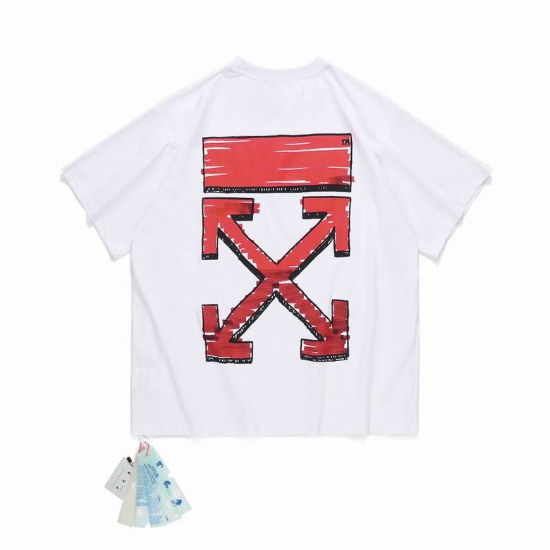 Playera Off-White con logo estampado