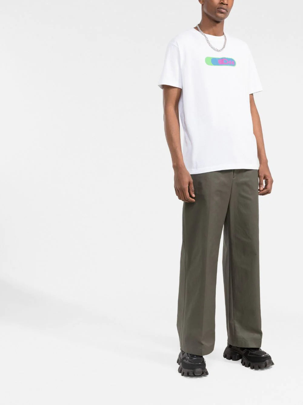 Playera Off-White Weed Hands Off