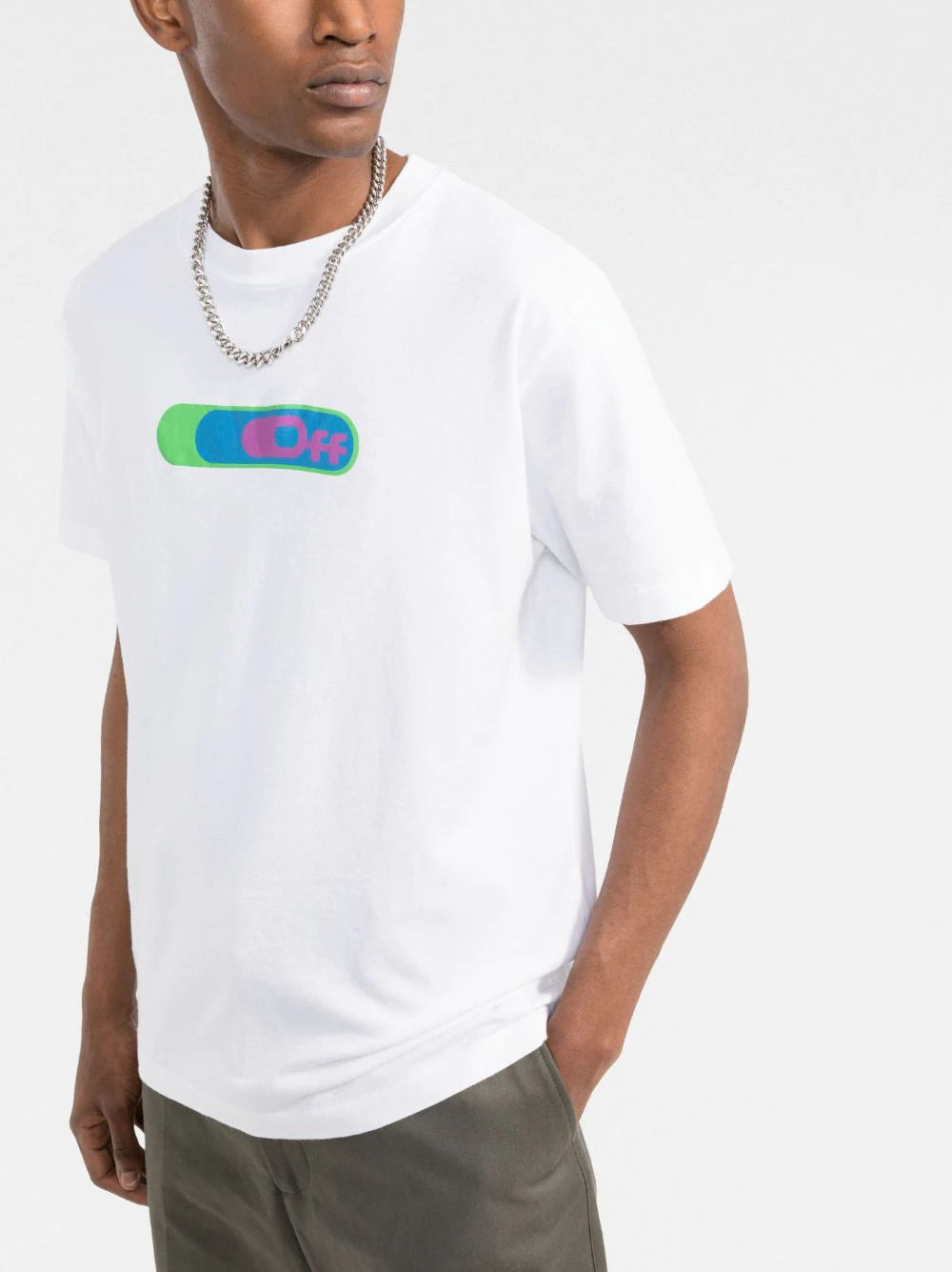 Playera Off-White Weed Hands Off