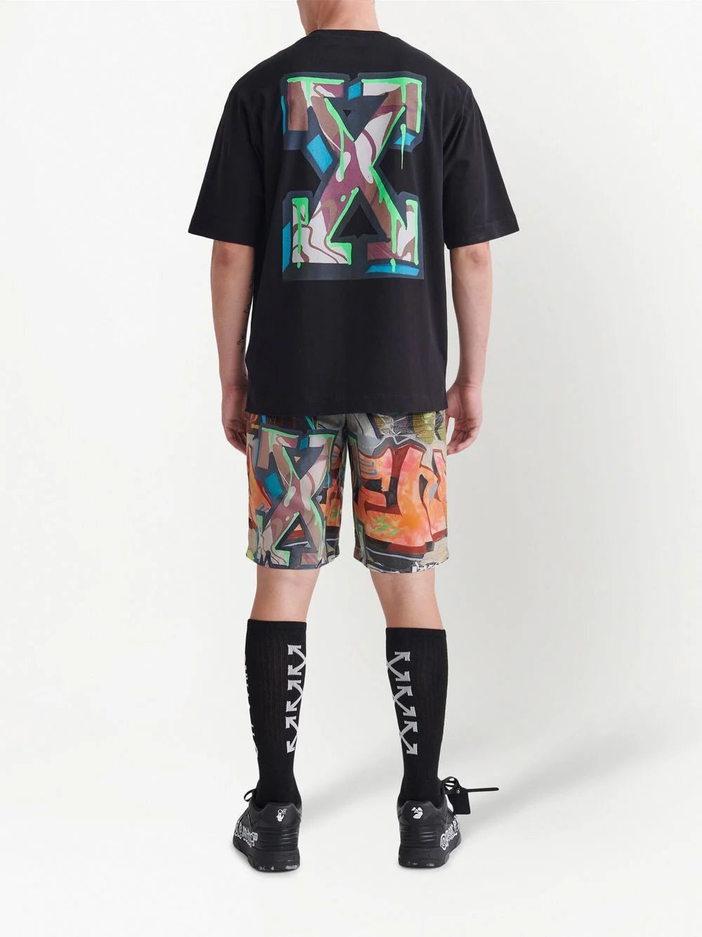 Playera Off-White con estampado Arrow