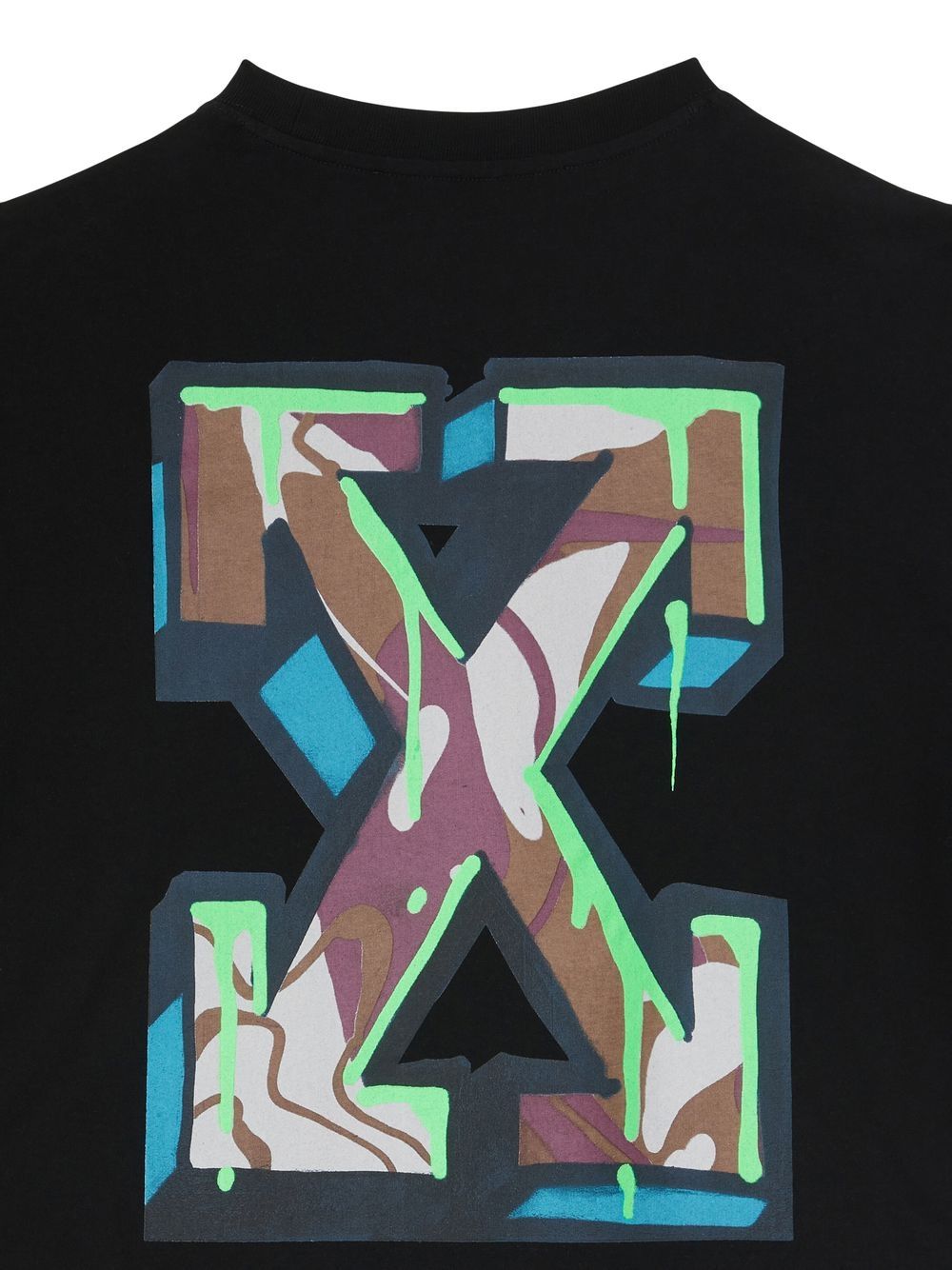 Playera Off-White con estampado Arrow