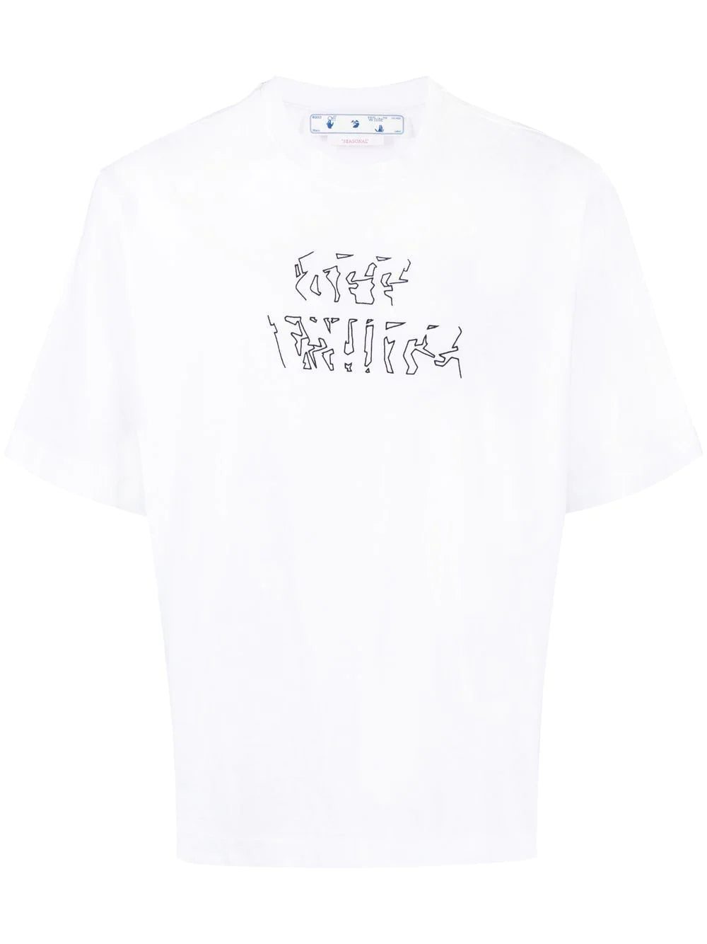 Playera Off-White con motivo Arrows