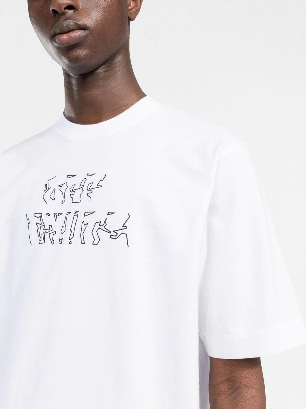 Playera Off-White con motivo Arrows