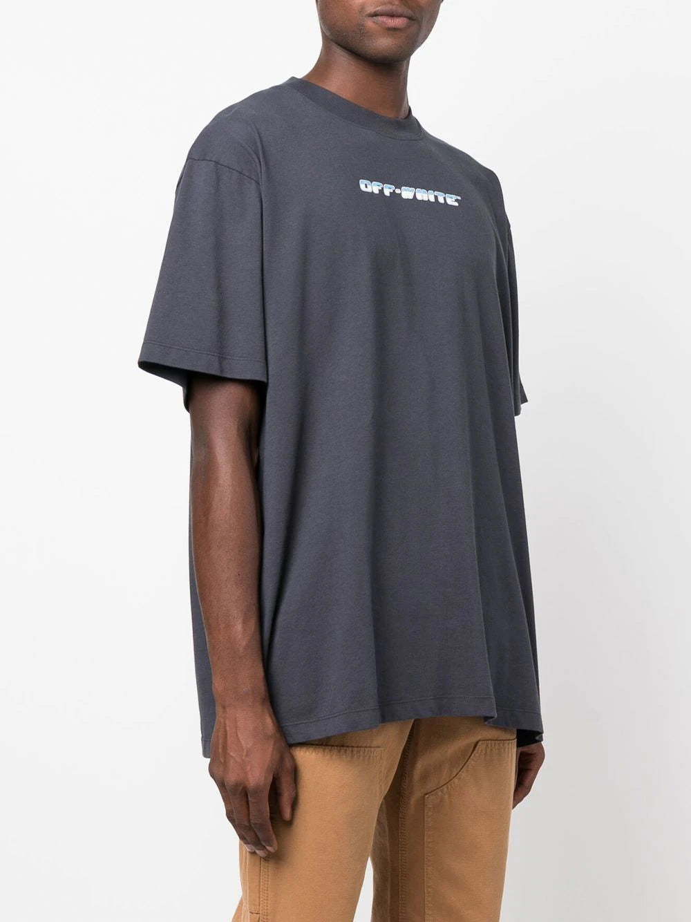 Playera Off-White Between Arrow Over