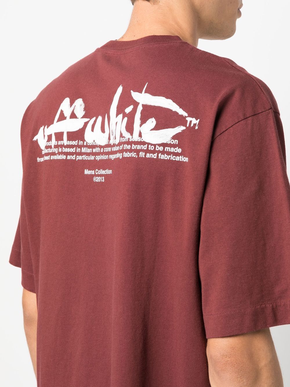 Playera Off-White con motivo Arrows