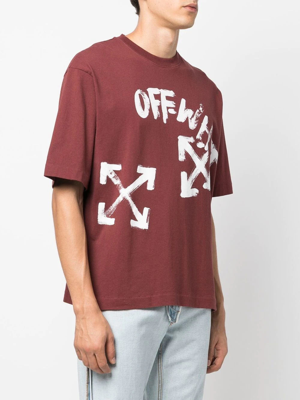 Playera Off-White con motivo Arrows