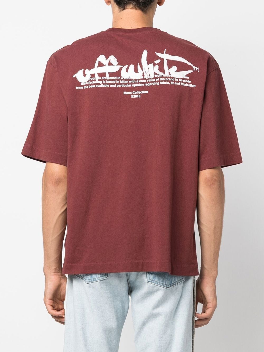 Playera Off-White con motivo Arrows