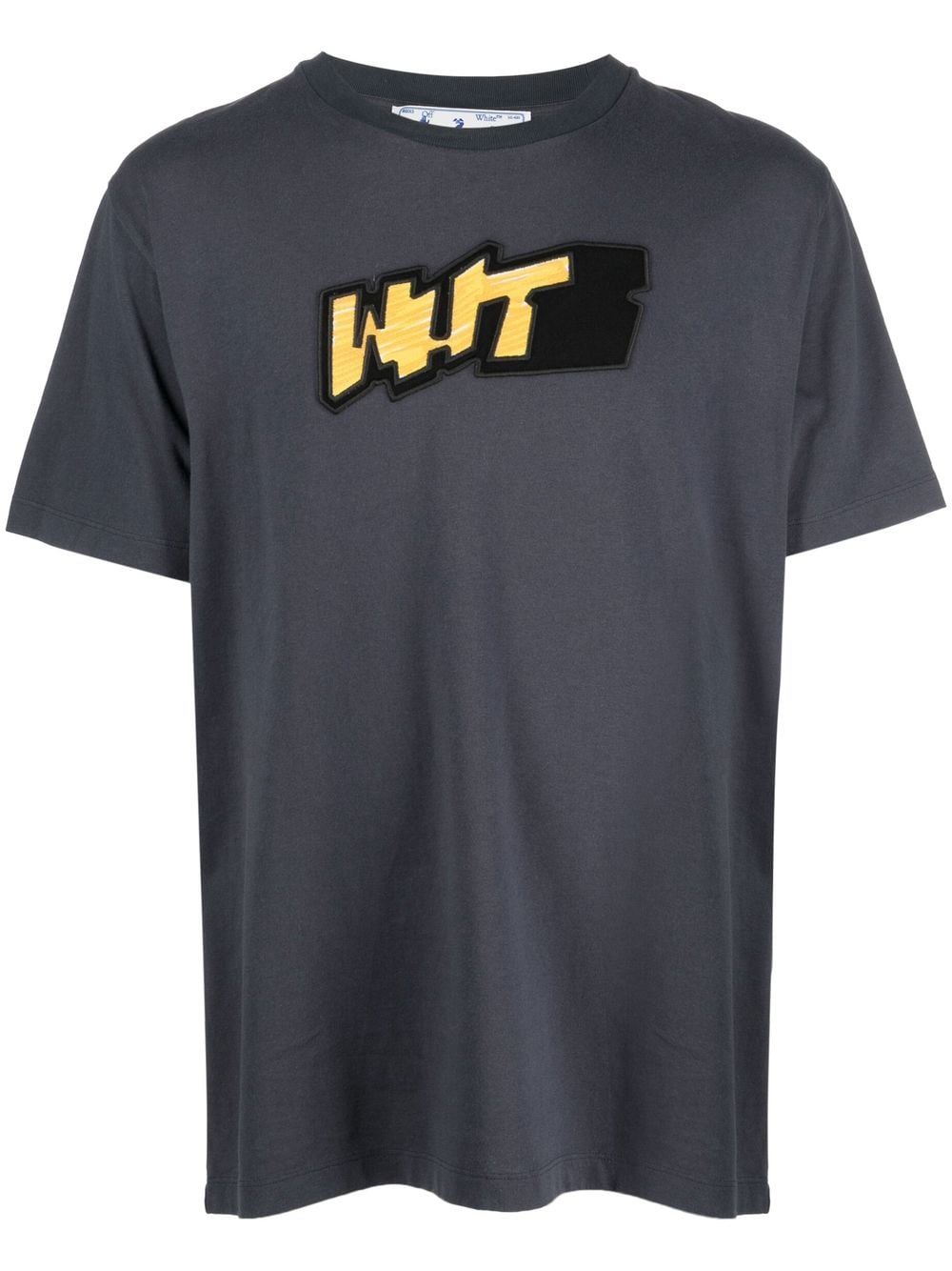 Playera Off-White con parche del logo