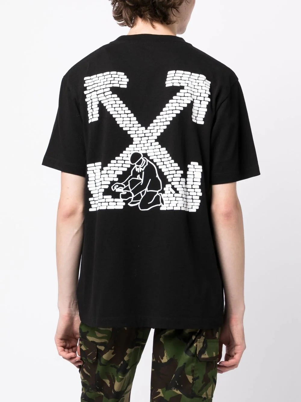 Playera Off-White con estampado Arrows
