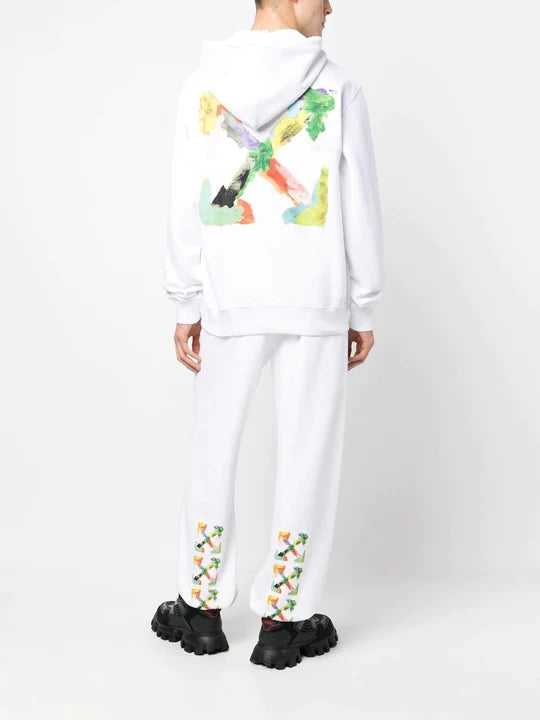 Hoodie Off-White con motivo Arrows