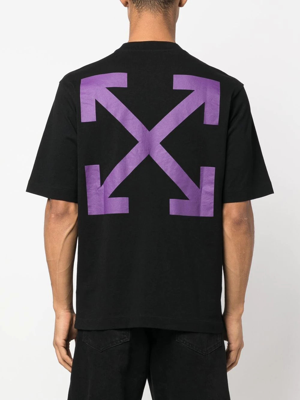 Playera Off-White con estampado gráfico