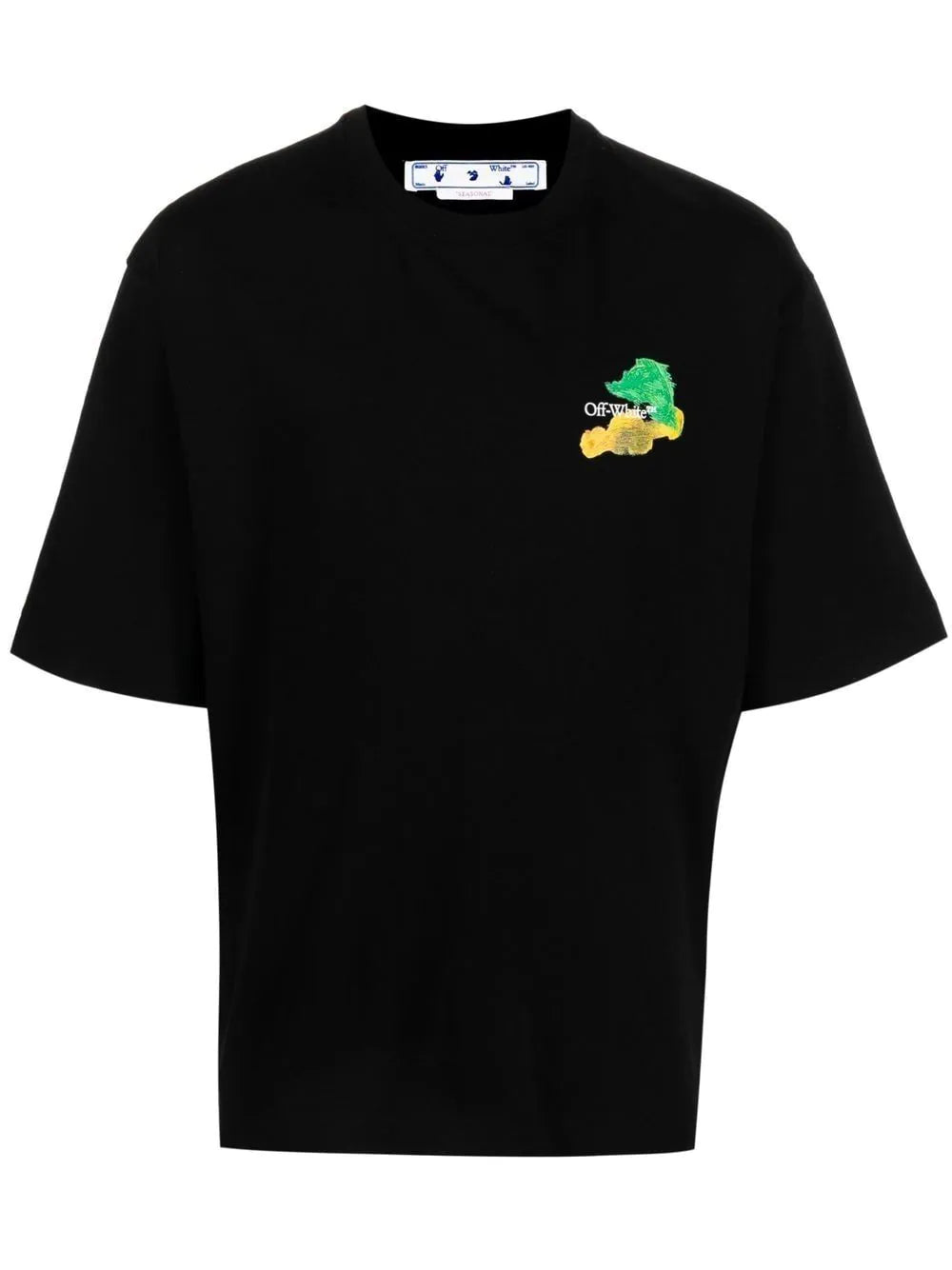 Playera Off-White con logo estampado