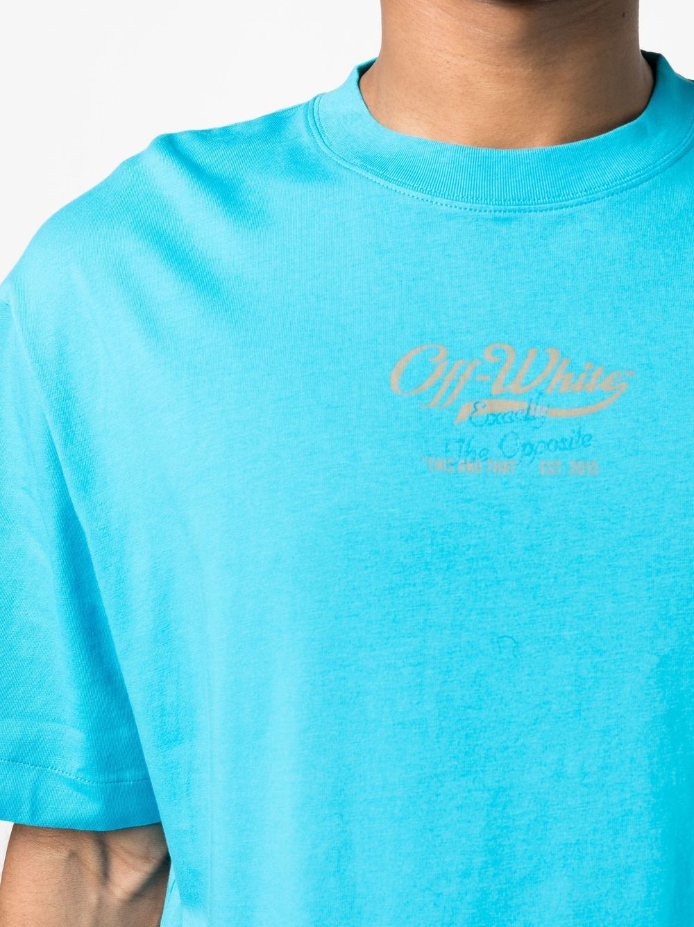 Playera Off-White Script