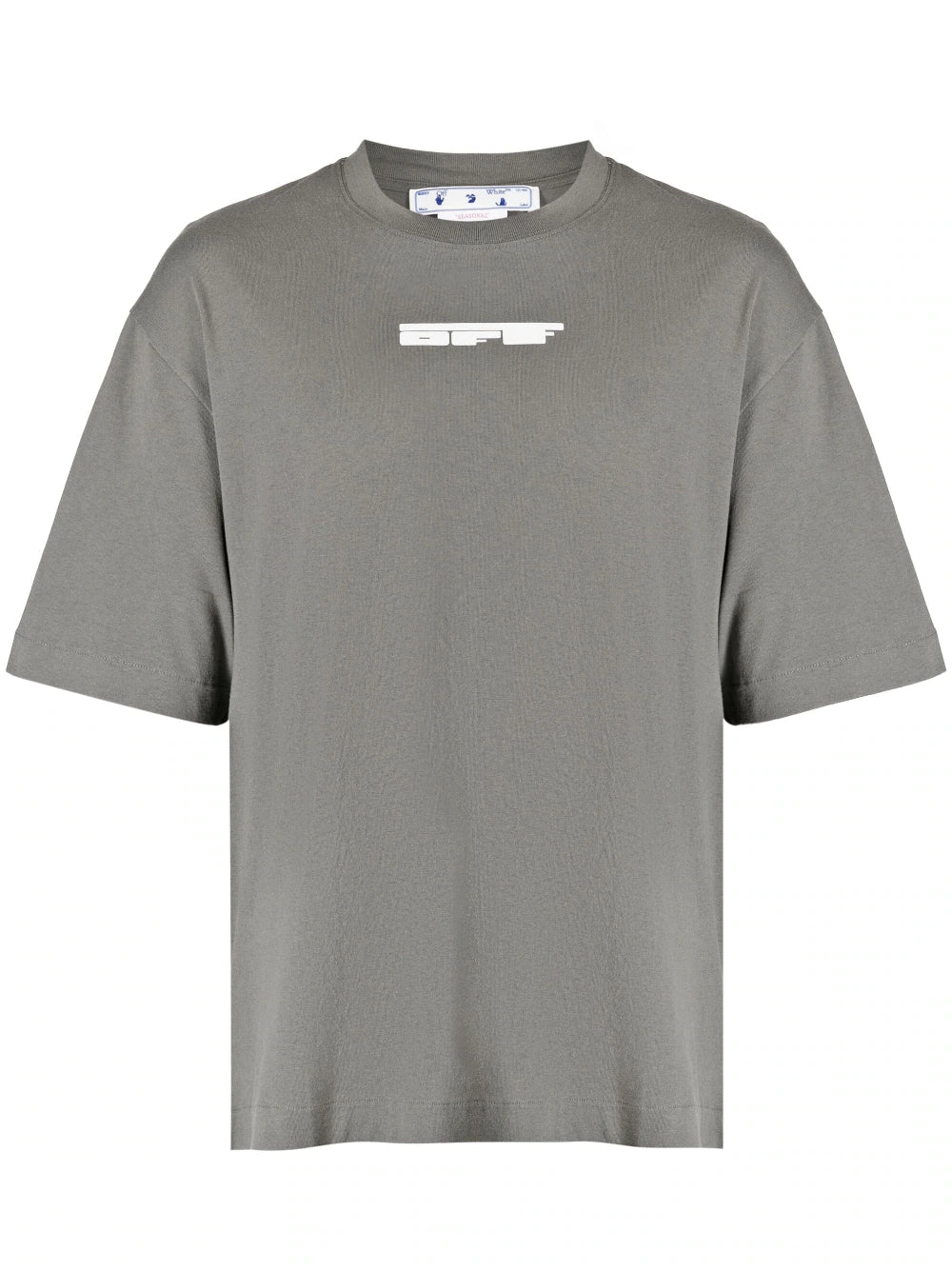 Playera Off-White con estampado gráfico