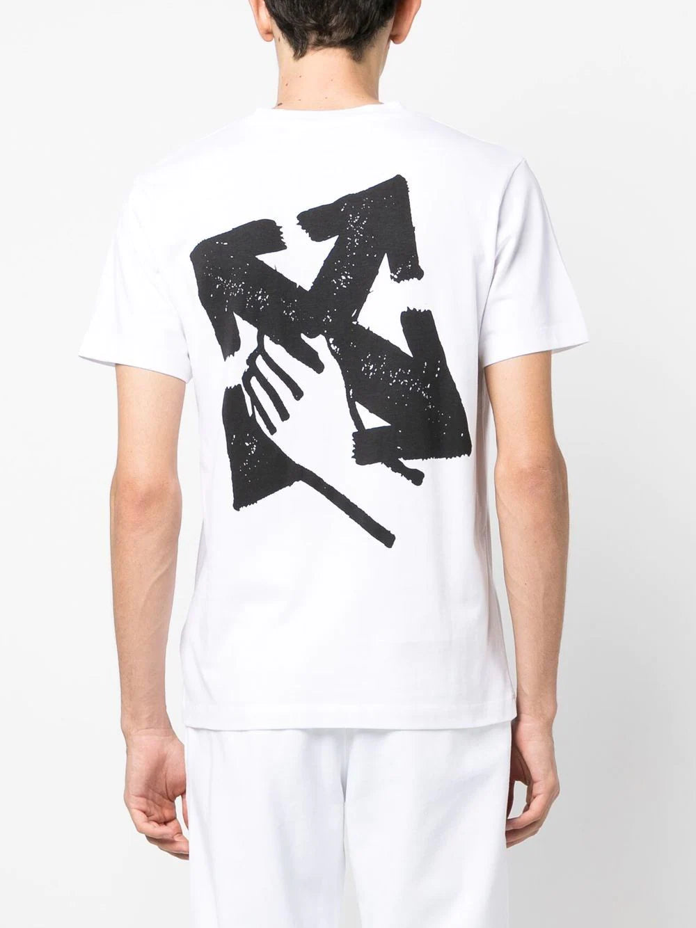 Playera Off-White con estampado Hand Arrow