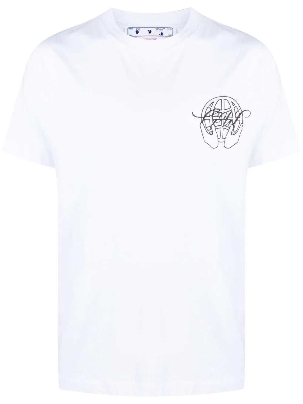 Playera Off-White con estampado Hand Arrow