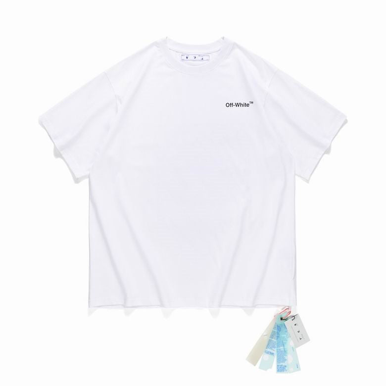 Playera Off-White con estampado Wave Diag