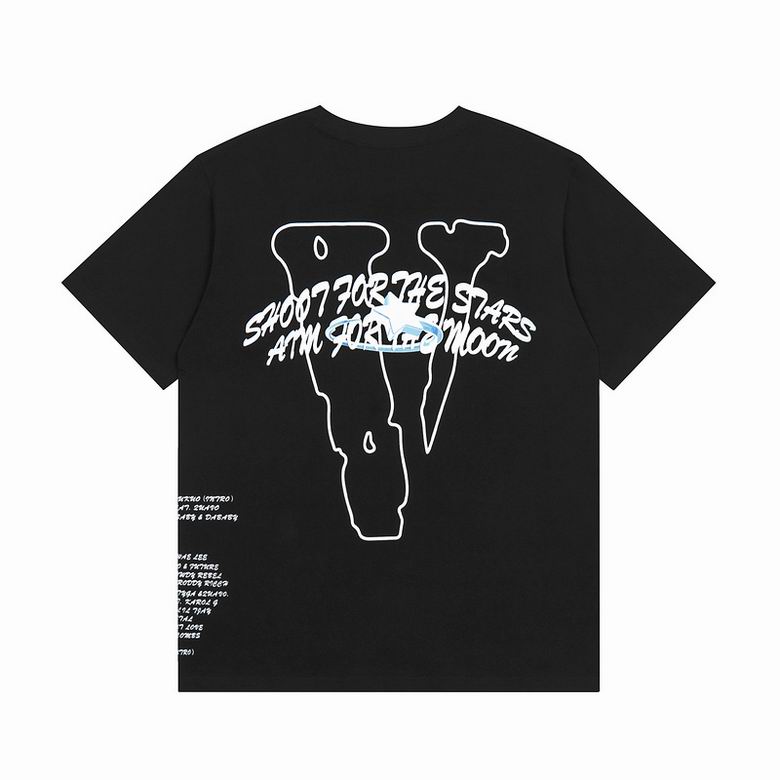 Playera Vlone X Pop Smoke Tracklist Black
