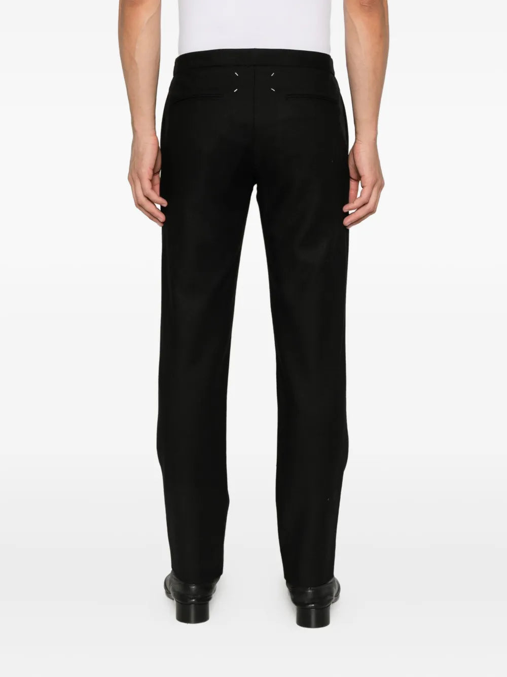 Maison Margiela pantalones Four-Stitch - Negro - imagen 4