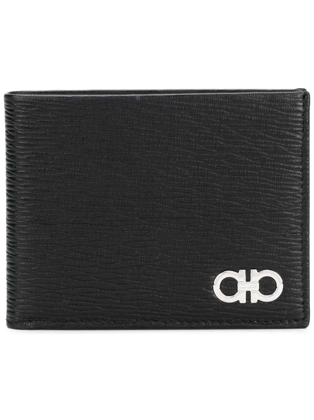 Ferragamo cartera con placa del logo