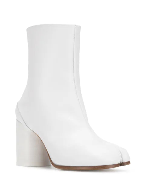 Maison Margiela botines con puntera Tabi y tacón de 80mm - Blanco - vista 2