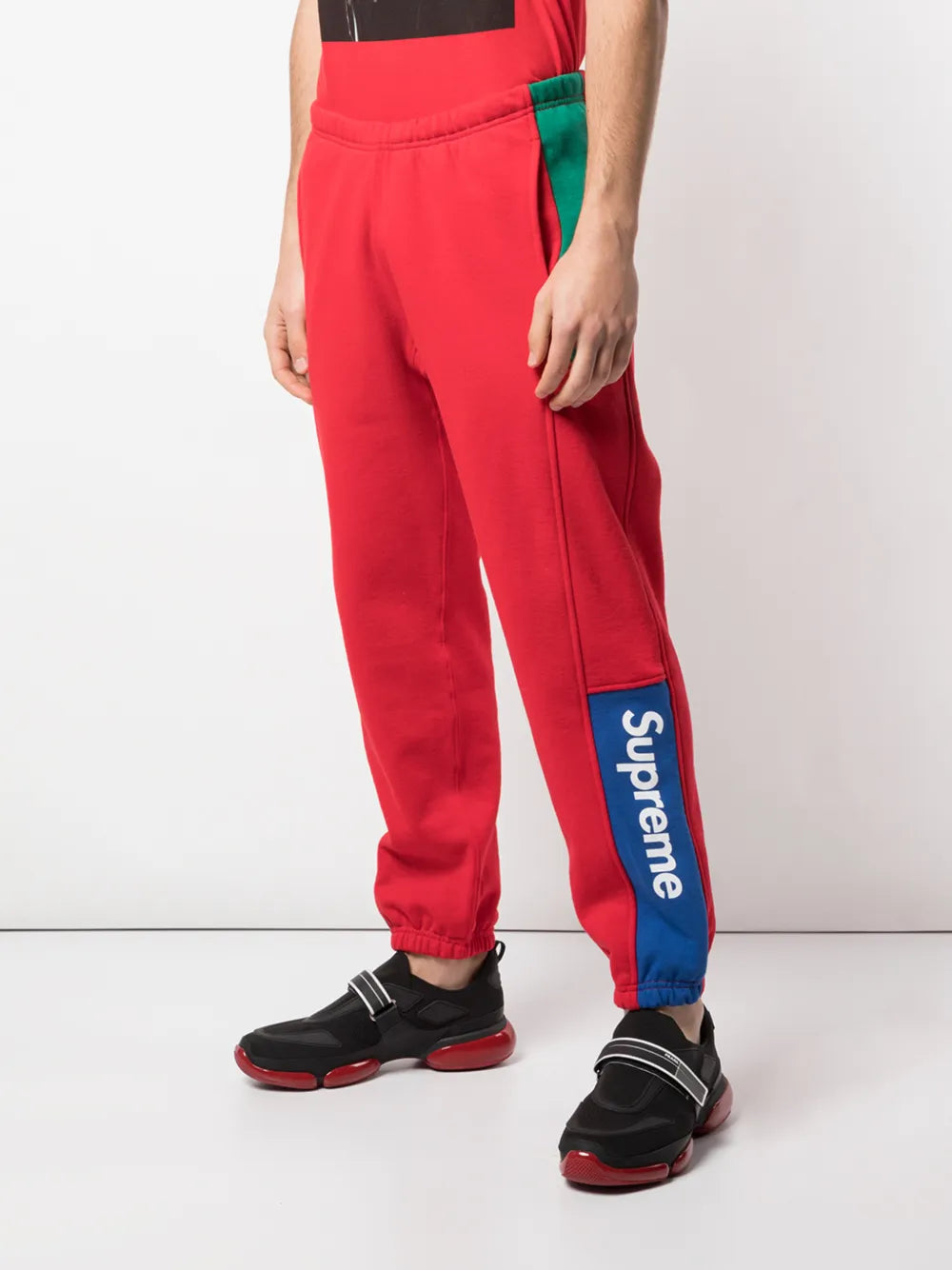 Supreme pants con paneles - Rojo - imagen 3