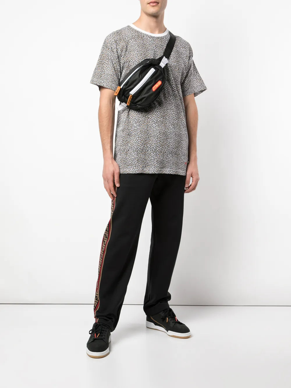 Supreme playera con motivo de leopardo - Marrón - imagen 2