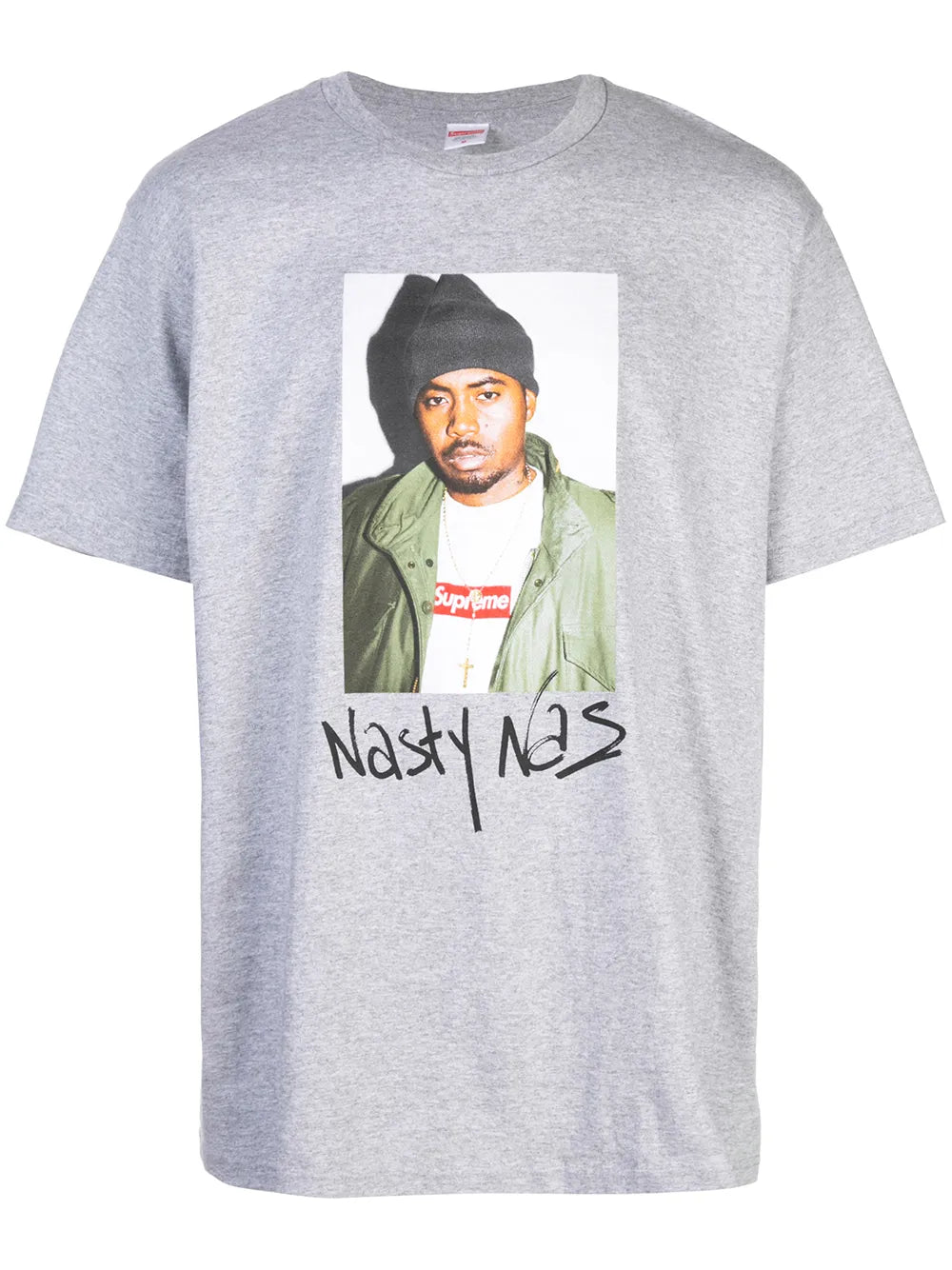 Supreme playera con estampado gráfico - Gris - imagen 1