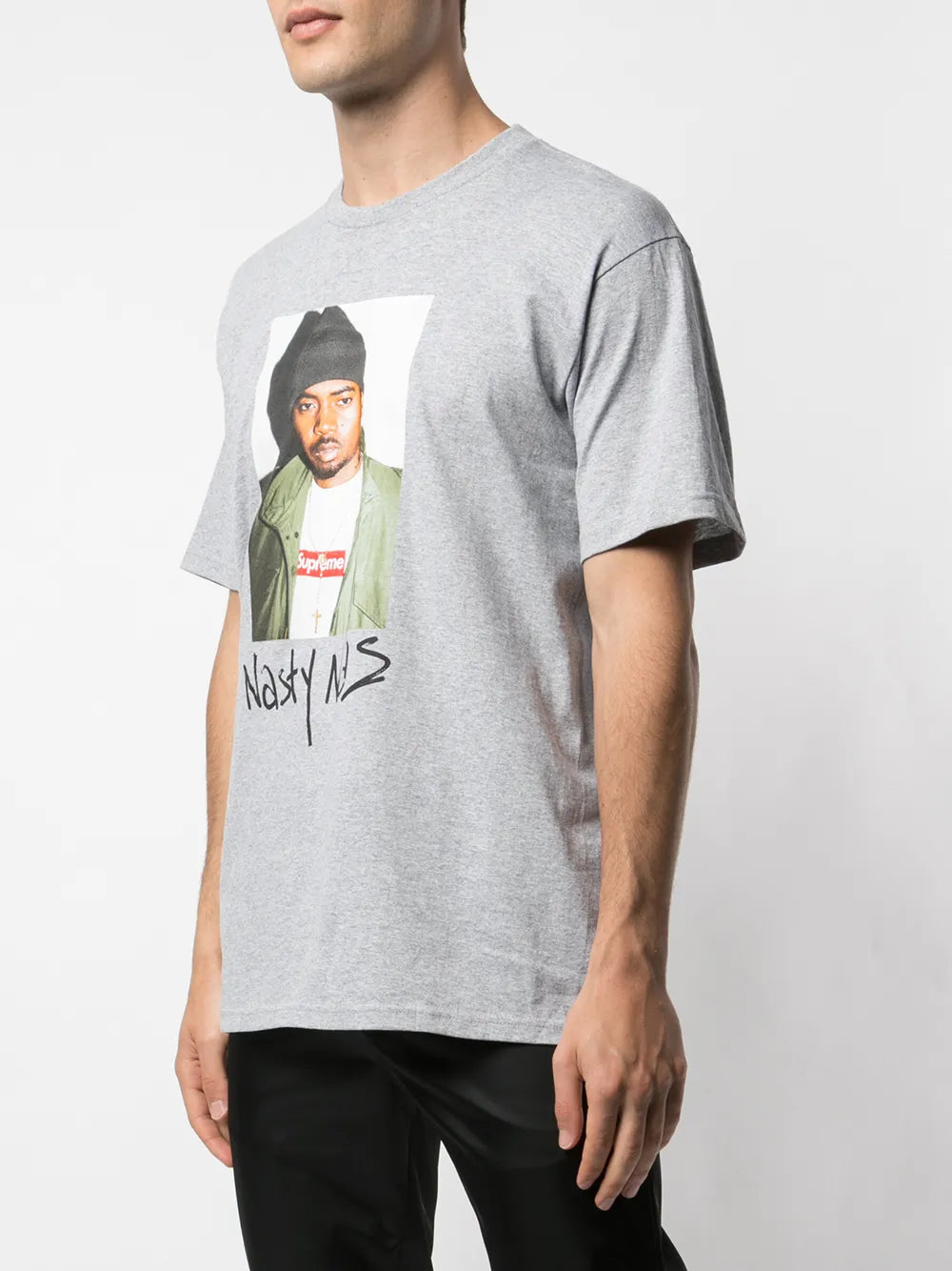 Supreme playera con estampado gráfico - Gris - imagen 3