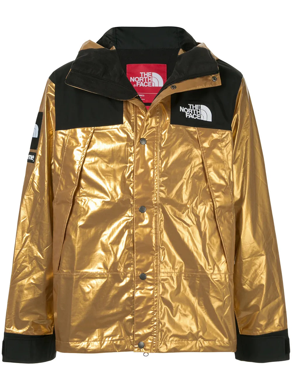 Supreme TNF metallic mountain parka - Dorado - imagen 1