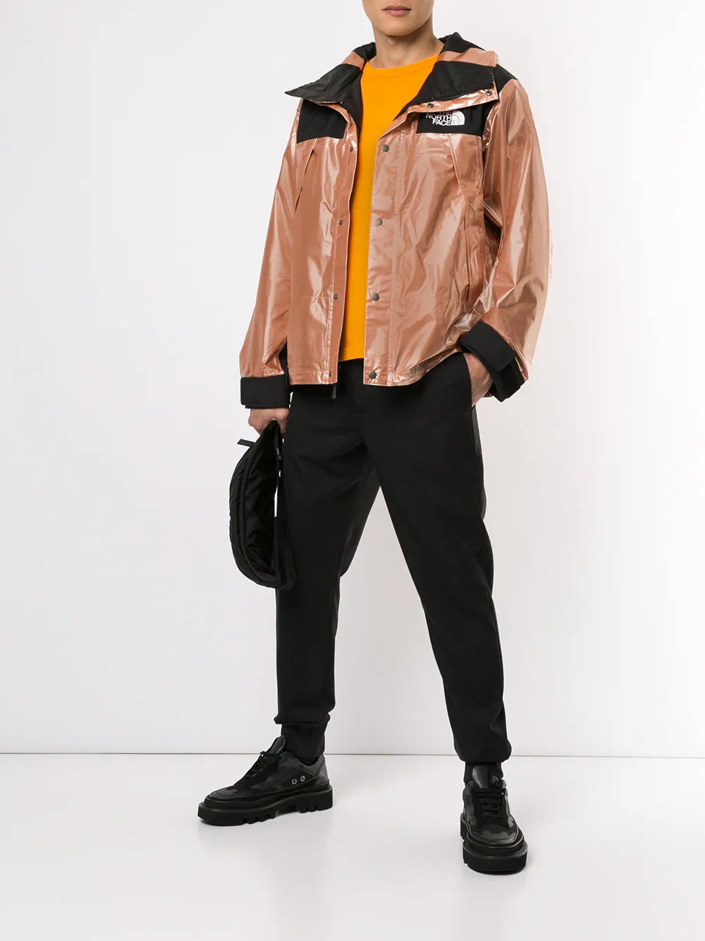Supreme tnf metallic mountain parka - Dorado - imagen 2