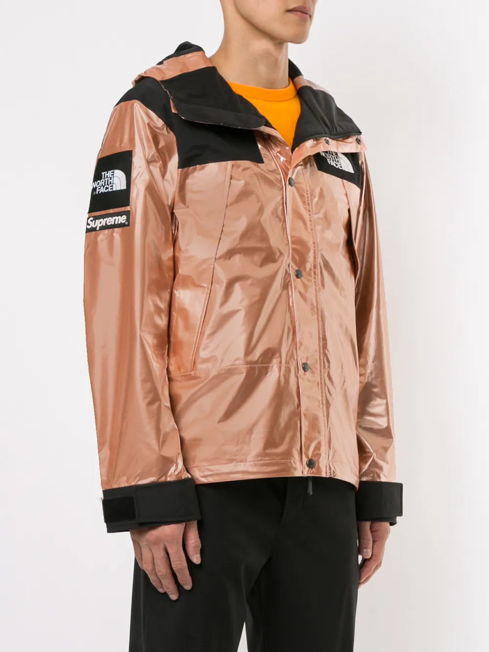 Supreme tnf metallic mountain parka - Dorado - imagen 3