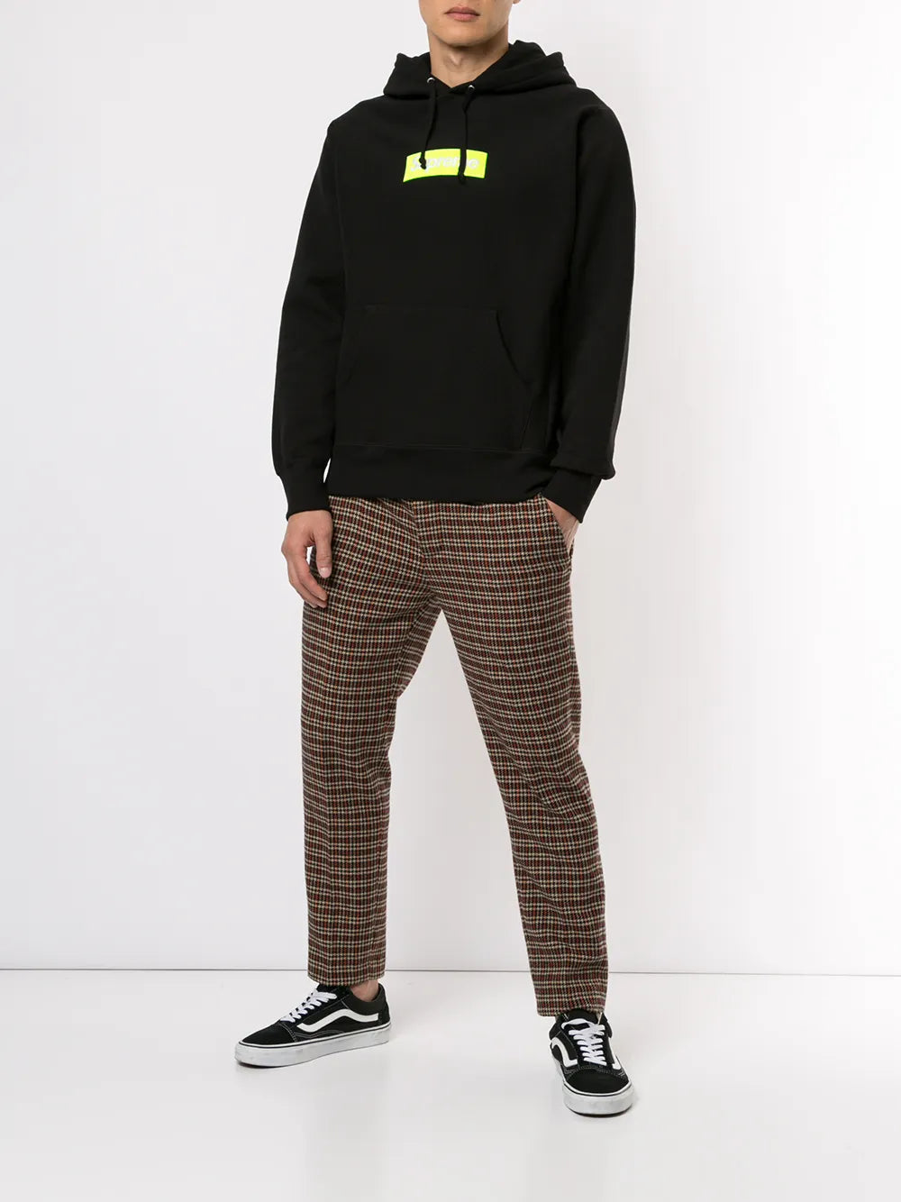 Supreme sudadera con capucha y logo - Negro - imagen 2