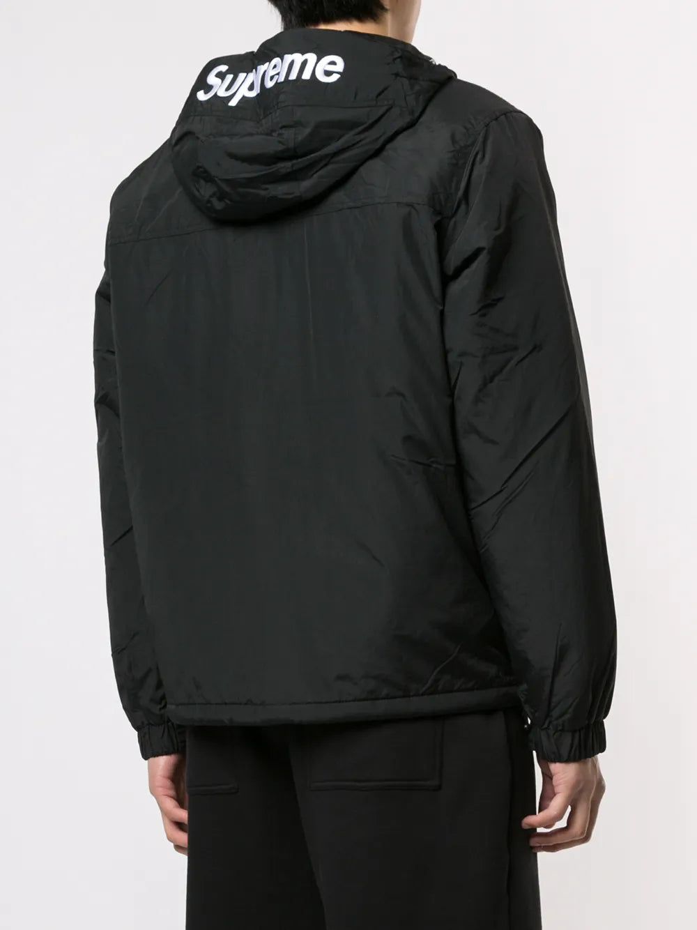 Supreme half-zip pullover - Negro - imagen 4
