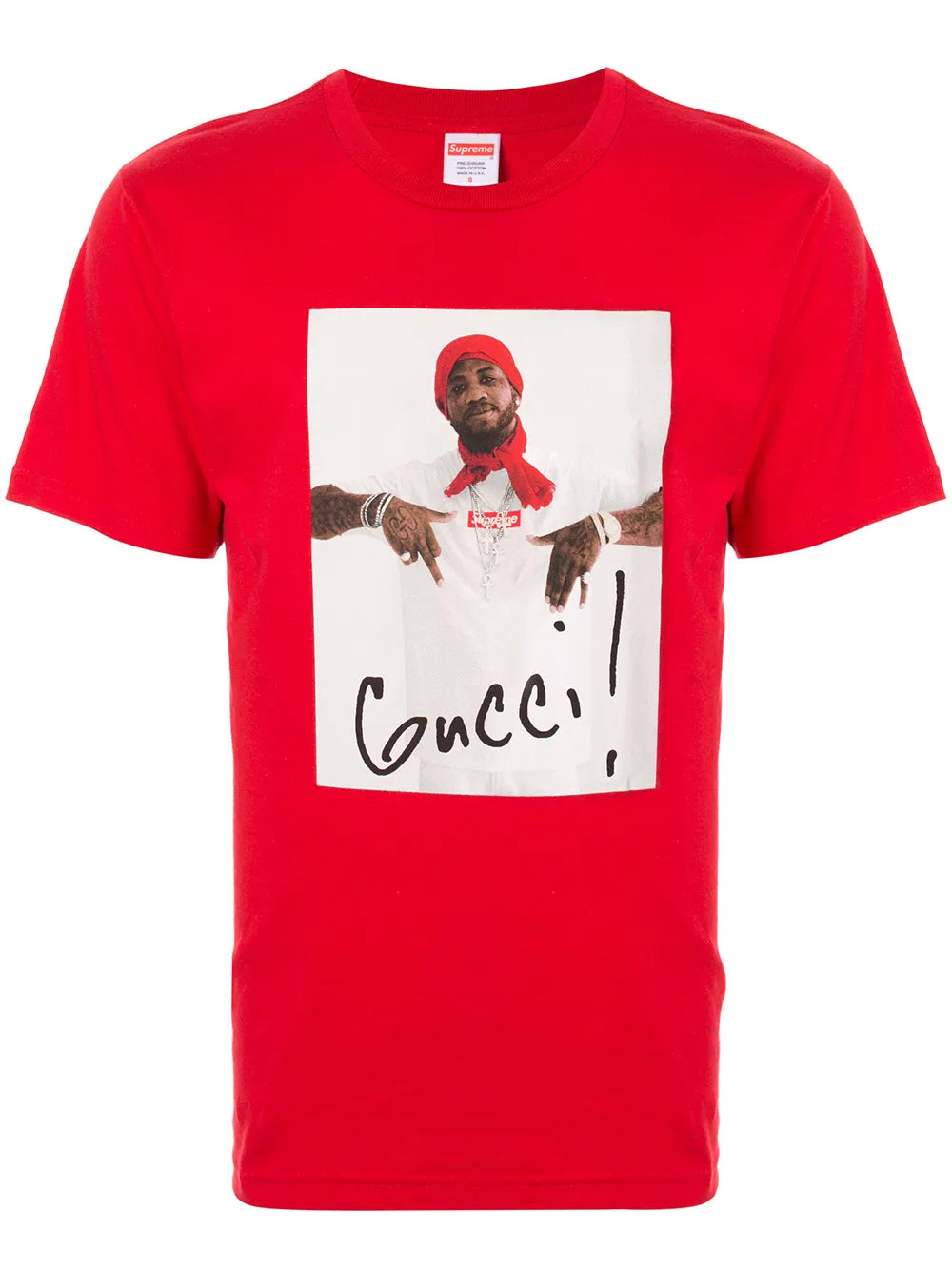 Supreme playera Gucci Mane - Rojo - imagen 1