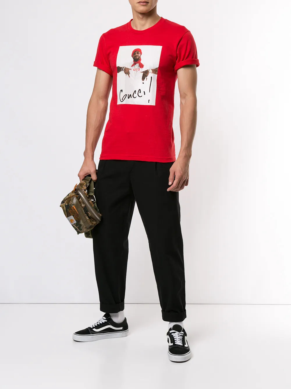 Supreme playera Gucci Mane - Rojo - imagen 2