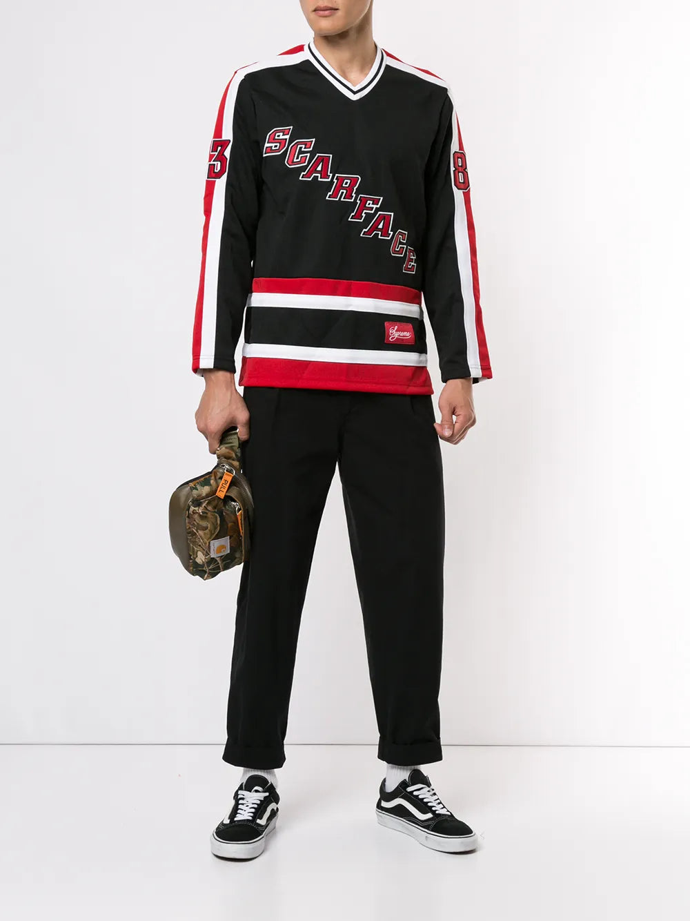 Supreme playera de hockey Scarface FW17 - Rojo - imagen 2