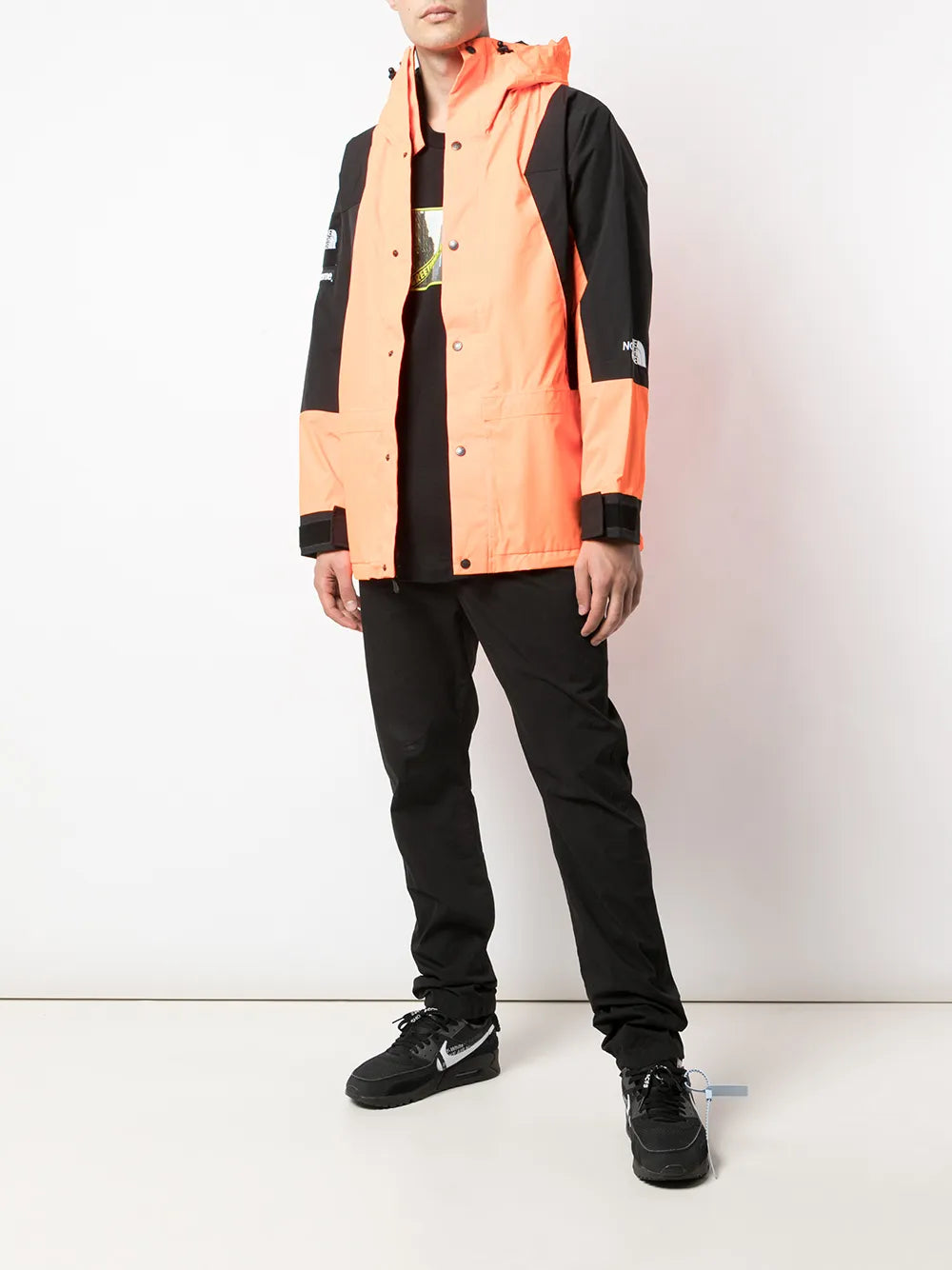 Supreme chamarra Mountain Light de Supreme x TNF - Naranja - imagen 2
